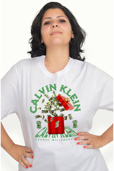 StoryGift Romania Tricou Femei - Cadoul Milionarului, Cu Imprimeu Pe Fata, 10...