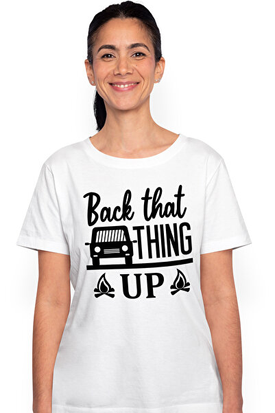 StoryGift Romania Tricou Femei Cu O Masina Si Textul "back That Thing Up" - S...