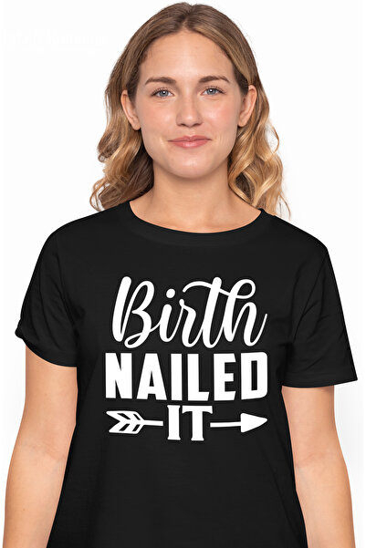 StoryGift Romania Tricou Femei Cu Mesajul In Limba Engleza "birth Nailed It" ...