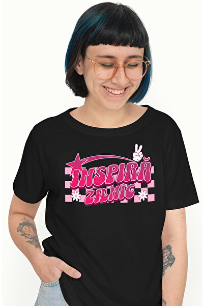 StoryGift Romania Tricou Femei Inspira Zilnic Fii Exemplu Dezvoltare Personal...