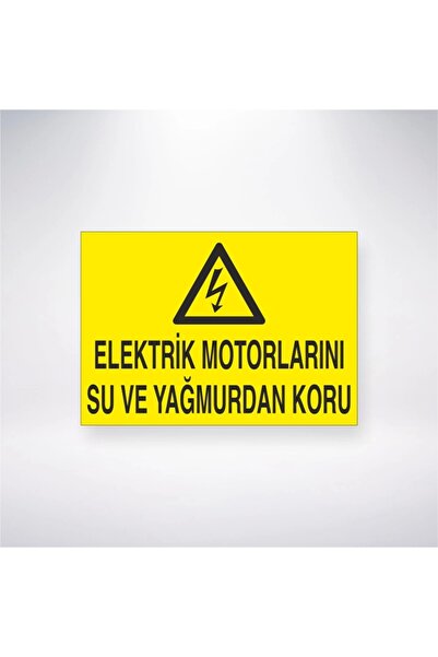 Reysa Tasarım ملصق حماية من المطر الكهربائي من الماء والمطر مقاس 20 × 28 سم