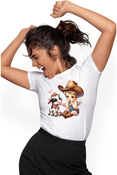 StoryGift Romania Tricou Femei Cu Un Bebelus Care Tine O Sageata, Ilustratie,...