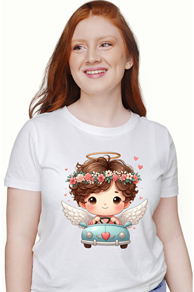 StoryGift Romania Tricou Femei Cu Un Bebelus Care Conduce O Masinuta, Ilustra...