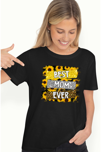 StoryGift Romania Tricou Femei Cu Mesajul "best Mom Ever", Cea Mai Buna Mama ...