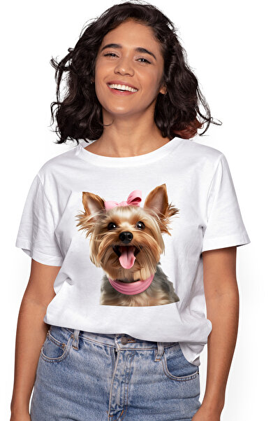 StoryGift Romania Tricou Femei cu 2 maimute care stau in buzunare, ilustratie, creioane colorate, WHT_M,STG47819