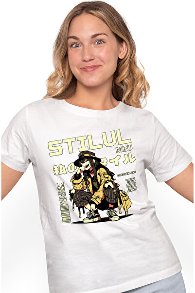 StoryGift Romania Tricou Femei Stilul Meu. Crede In Tine Fata Stil Anime Raza...