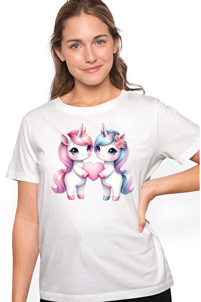 StoryGift Romania Tricou Femei Cu O Oaie Si Un Berbec, Ilustratie, Flori, Och...