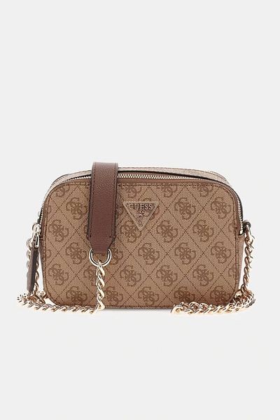 Guess Noelle Crossbody üveg női barna Crossbody táska Hwbg7879140-lgw