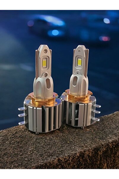 YENİLZD VrPro H15 Led Xenon Far Ampulü Csp Çip 15000lümen ZENON TURNCU BEYAZ