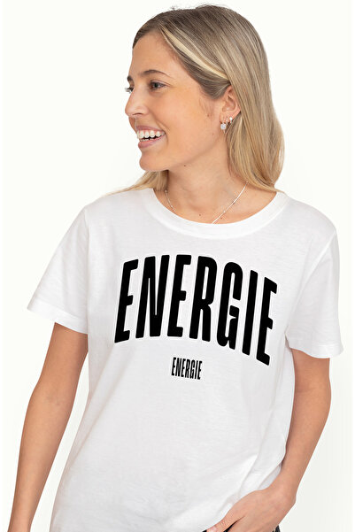 StoryGift Romania Tricou Femei Cuvantul Energie, Motivational, Self Help, Int...