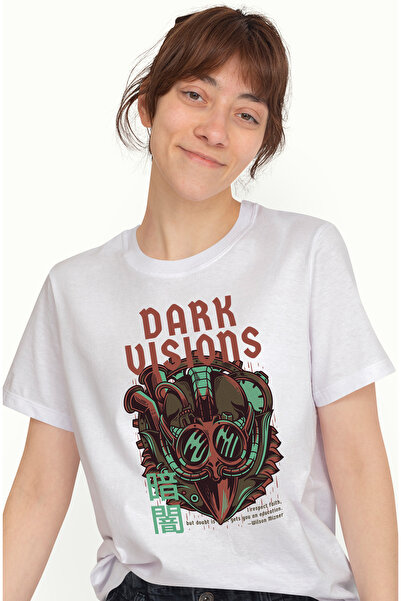 StoryGift Romania Tricou Femei Cu Pasare Cu Cioc Galben Cu Ochelari De Aviator, Text In Engleza Da Wht_l