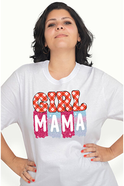 StoryGift Romania Tricou Femei Cu Mesajul "girl Mama", Fata Mamei, Ilustratie...