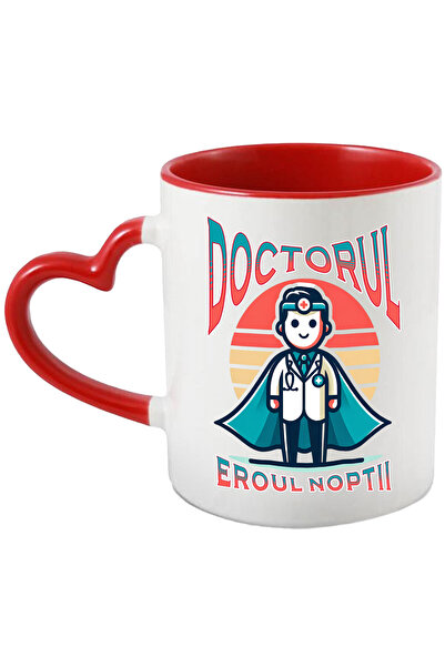 StoryGift Romania Cana Cu Barbat Cu Pelerina Super Erou Doctor Text Doctorul ...