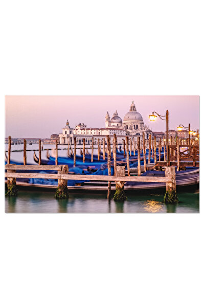 StoryGift Romania Tablou Canvas Basilica Santa Maria Della Salute Si Gondole ...