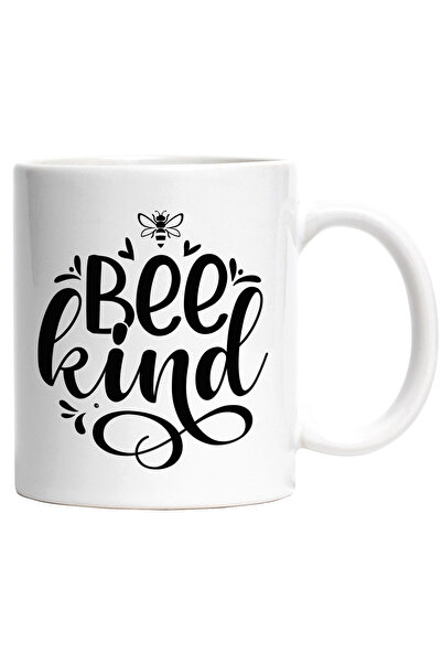 StoryGift Romania Cana Cu Inimioare Si Albina Si Textul "bee Kind" - Fii Buna...