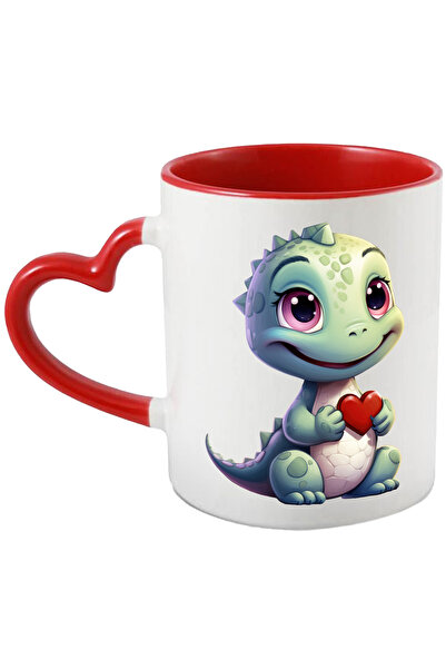 StoryGift Romania Cana Cu Un Dinozaur Micut | Verde | Ilustratie | Tine O Ini...