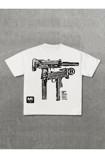 bellanova Μπλουζάκι με γραφικό τύπωμα αποσυναρμολόγησης όπλων για άνδρες