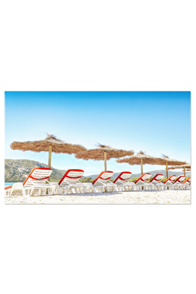 StoryGift Romania Tablou Canvas Vedere Fabuloasa A Plajei Statiunii Santa Giu...