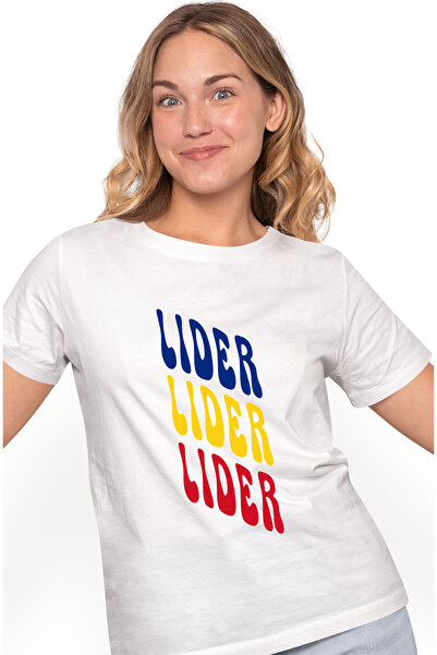 StoryGift Romania Tricou Femei Cuvantul Lider, In Culorile Steagului Romaniei...