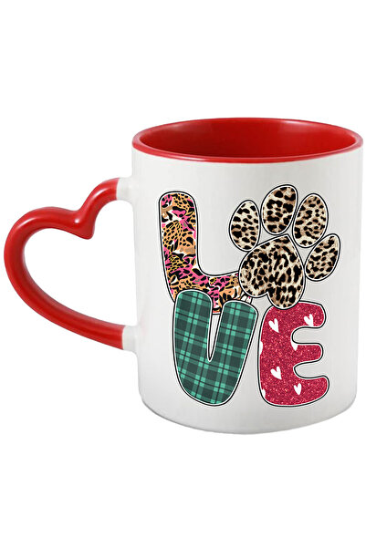 StoryGift Romania Cana Cu Mesajul "love", Caine, Animal De Companie, Ilustrat...