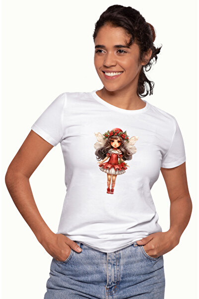 StoryGift Romania Tricou Femei Cu O Fetita Dragalasa Imbracata In Craciunita,...