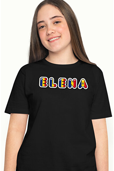 StoryGift Romania Tricou Femei Cu Numele Elena, Romania, Suporter, Steagul Romaniei, Patriot, Cu Blk_m