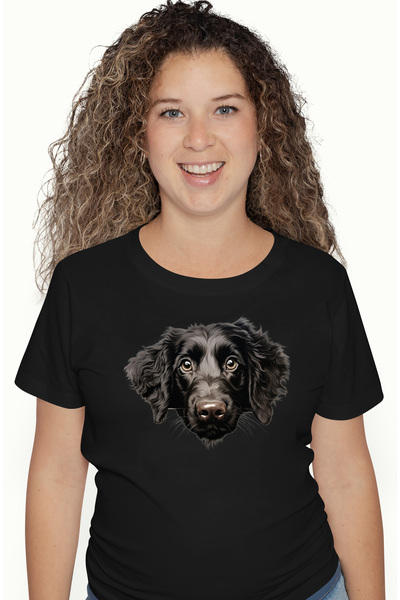 StoryGift Romania Tricou Femei Cu Un Caine Negru Putin Dezamagit, Ilustratie,...