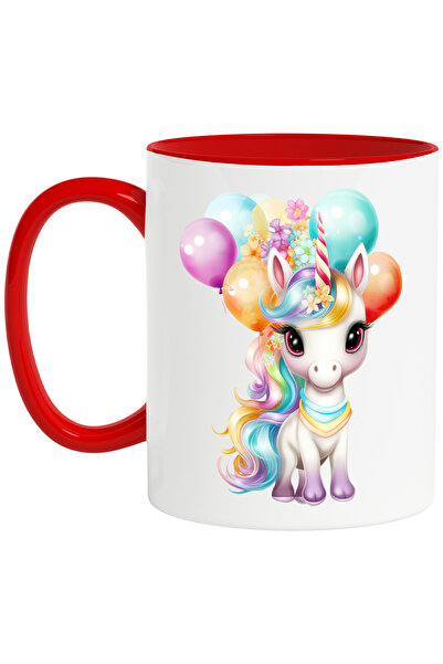 StoryGift Romania Cana Cu Un Unicorn Bucuros | Ilustratie | Baloane Divers Co...
