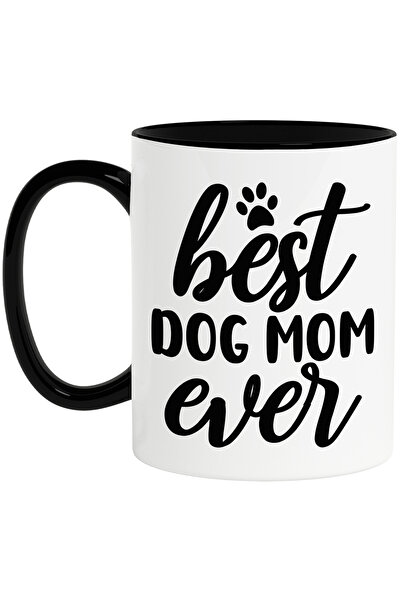 StoryGift Romania Cana Cu Labuta Si Textul In Engleza "best Dog Mom Ever" - C...