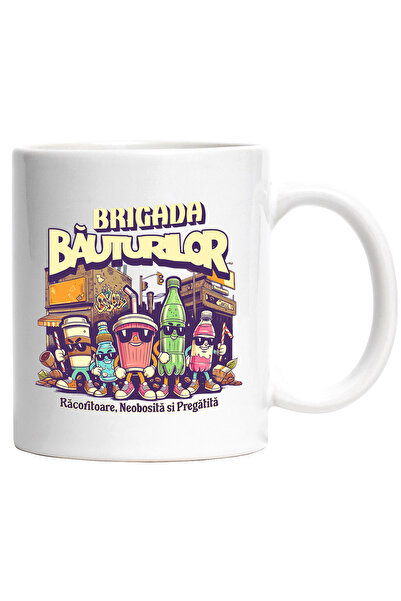 StoryGift Romania Cana Brigada Bauturilor Echipa Puternica Suc Cafea , 330ml,...