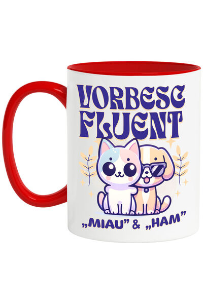 StoryGift Romania Cana Cu Pereche Pisica Si Caine Cu Ochelari De Soare Frati ...