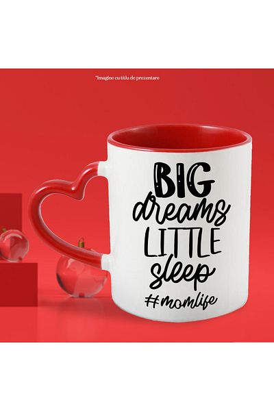 StoryGift Romania Mug for mothers who sacrifice for the well-being of their children with Handle Ini, With, STG.