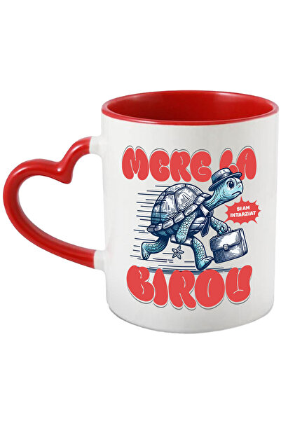 StoryGift Romania Cana Cu Broasca Testoasa Cu Palarie Si Cravata Alergand Ser...