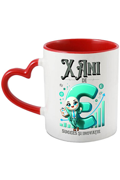 StoryGift Romania Cana Aniversare Afacere X Ani De Succes Si Inovatie, 330ml,...