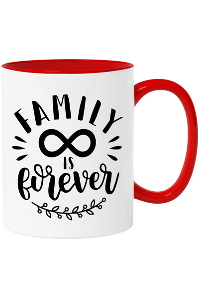 StoryGift Romania Cana Cu Semnul Infinitului Si Textul "family Is Forever" - ...