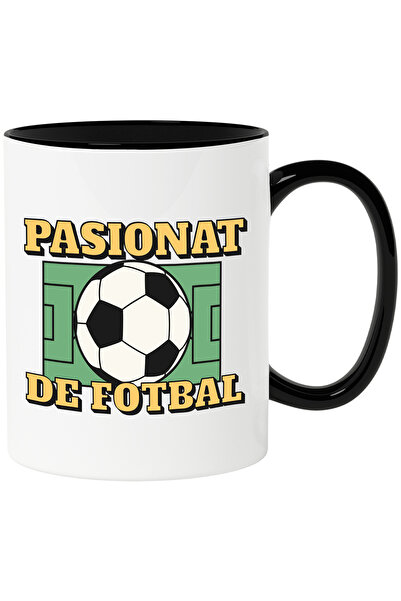 StoryGift Romania Cana Minge De Fotbal Teren Verde Text Pasionat De Fotbal, 3...