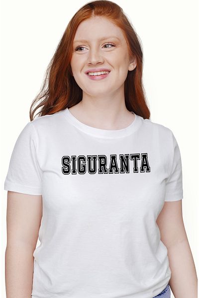 StoryGift Romania Tricou Femei Siguranta, Mesaj Motivational, Text Inspirational, Self Care, Cu I Wht_m