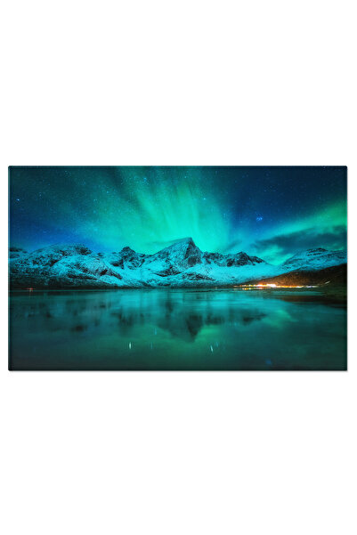 StoryGift Romania Tablou Canvas Aurora Boreala In Lofoten - O Privire Instelata Asupra Aurorelor Boreale Deasupra