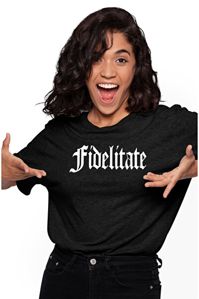 StoryGift Romania Tricou Femei Fidelitate, Mesaj Motivational, Cuvant, Text I...