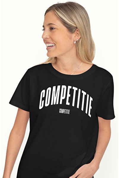 StoryGift Romania Tricou Femei Cuvantul Competitie, Motivational, Self Help, ...