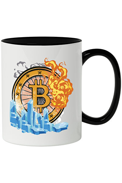 StoryGift Romania Cana Cu Bitcoin, Gheata, Flacari, Bani, Crypto Monede, Mult...