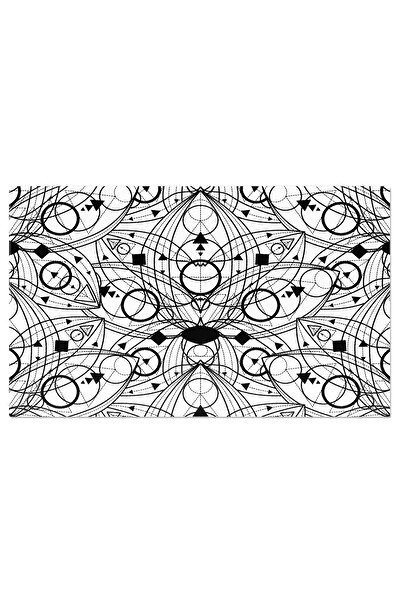 StoryGift Romania Tablou Canvas: Abstractul Liniar In Alb Si Negru - Un Joc D...