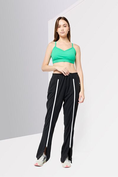 adidas Women Sportswear Fit Training Track Pants, Black