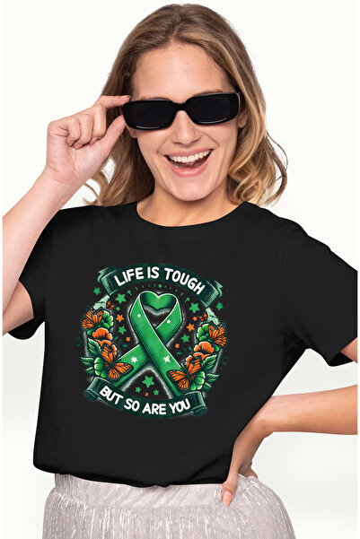 StoryGift Romania Tricou Femei Cu Mesajul "life Is Tough, But So Are You", St...