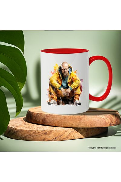 StoryGift Romania Mug With Walter White, Breaking Bad, TV Series, Character, Multicolor 330 ml, Wax, With ,STG