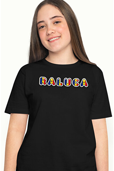 StoryGift Romania Tricou Femei Cu Numele Raluca, Romania, Suporter, Steagul R...