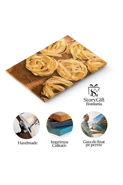 StoryGift Romania Tablou Canvas: Savori Italiene Autentice: Pastele Uscate Si Ingrediente Fine