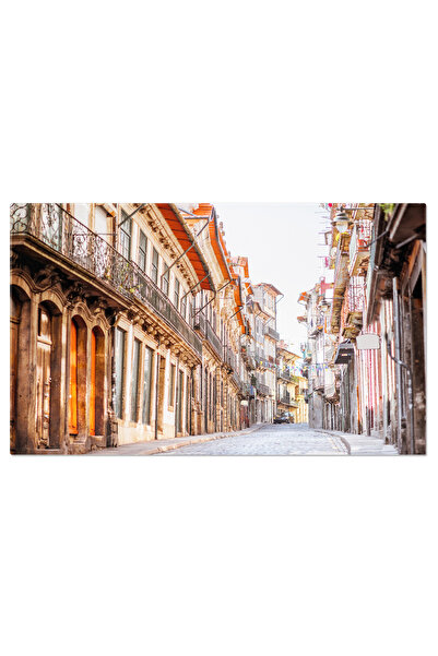 StoryGift Romania Tablou Canvas Orasul Porto In Portugalia Strada Autentica P...