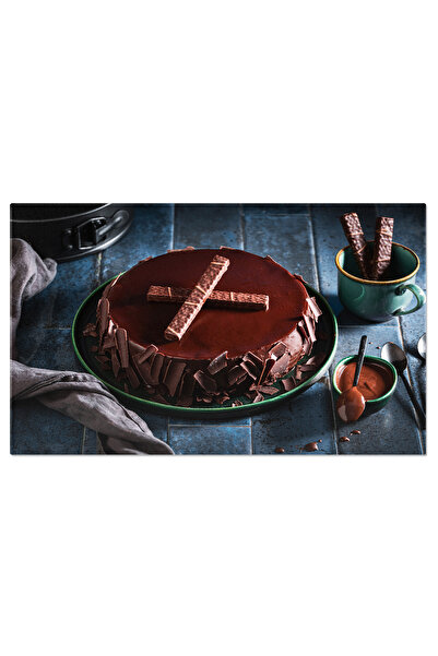 StoryGift Romania Tablou Canvas Tort De Ciocolata Delicios, Facut Cu Ciocolat...