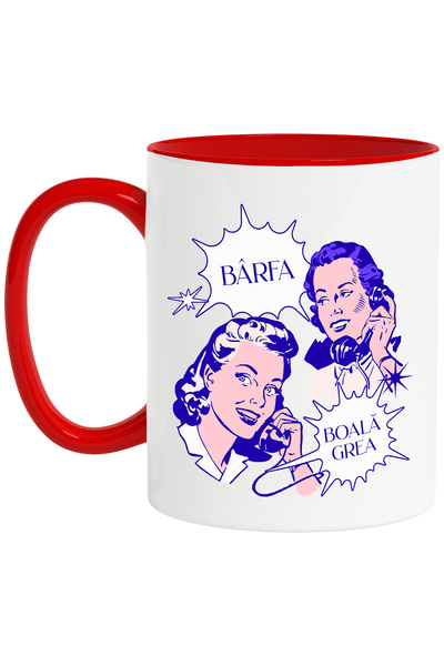 StoryGift Romania Cana Femei Barfa La Telefon Haios Text Boala Grea, 330ml, C...